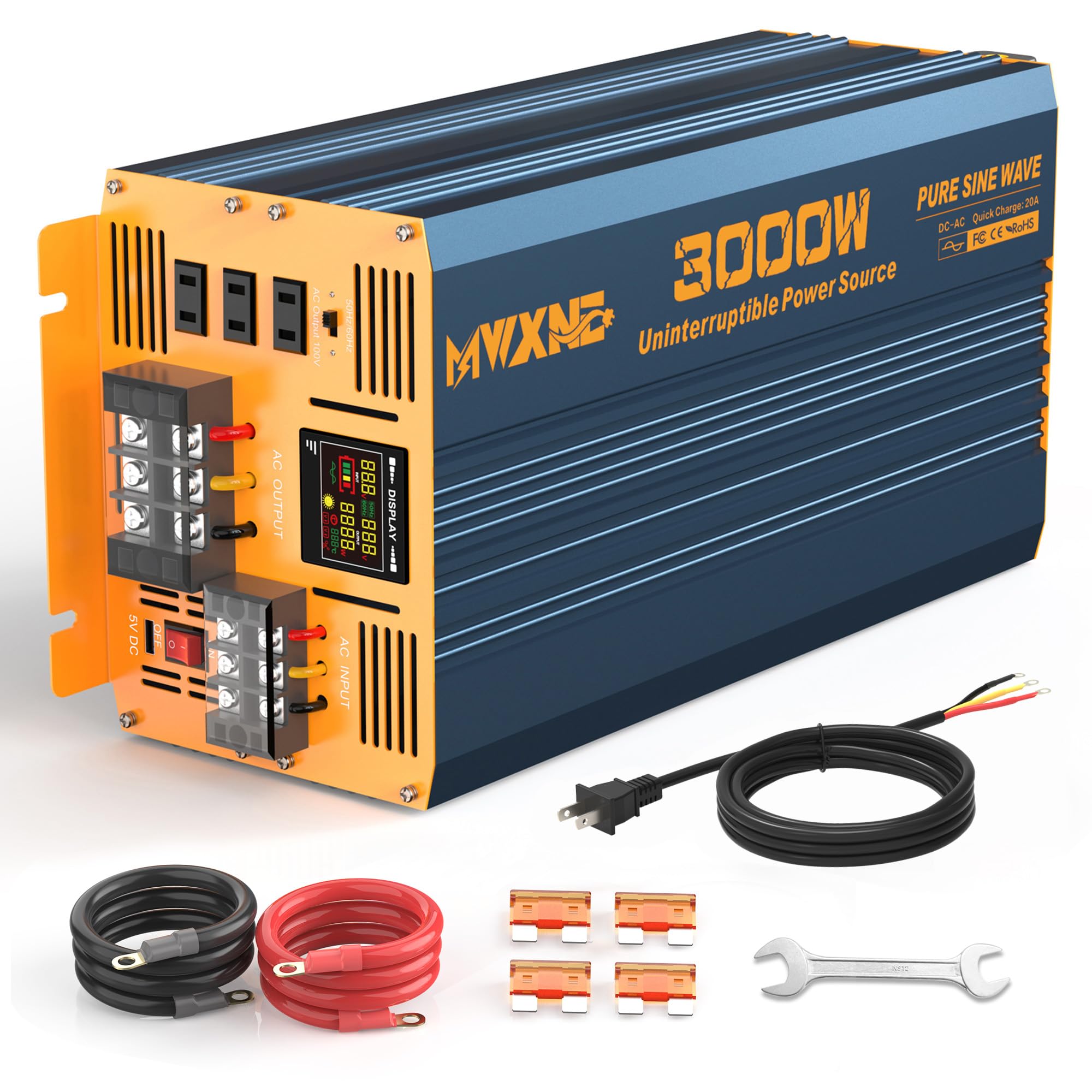 Amazon.co.jp: MWXNE UPS インバーター 無停電電源装置 正弦波